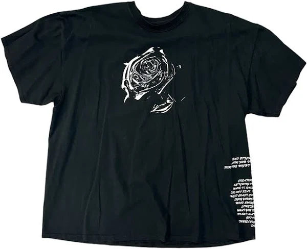 Vlone x Pop Smoke Rose Tee (pre- Owned)