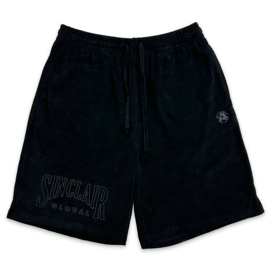 Sinclair Global Terry Cloth Camp Short Black