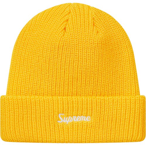 Supreme Loose Gauge Beanie Yellow