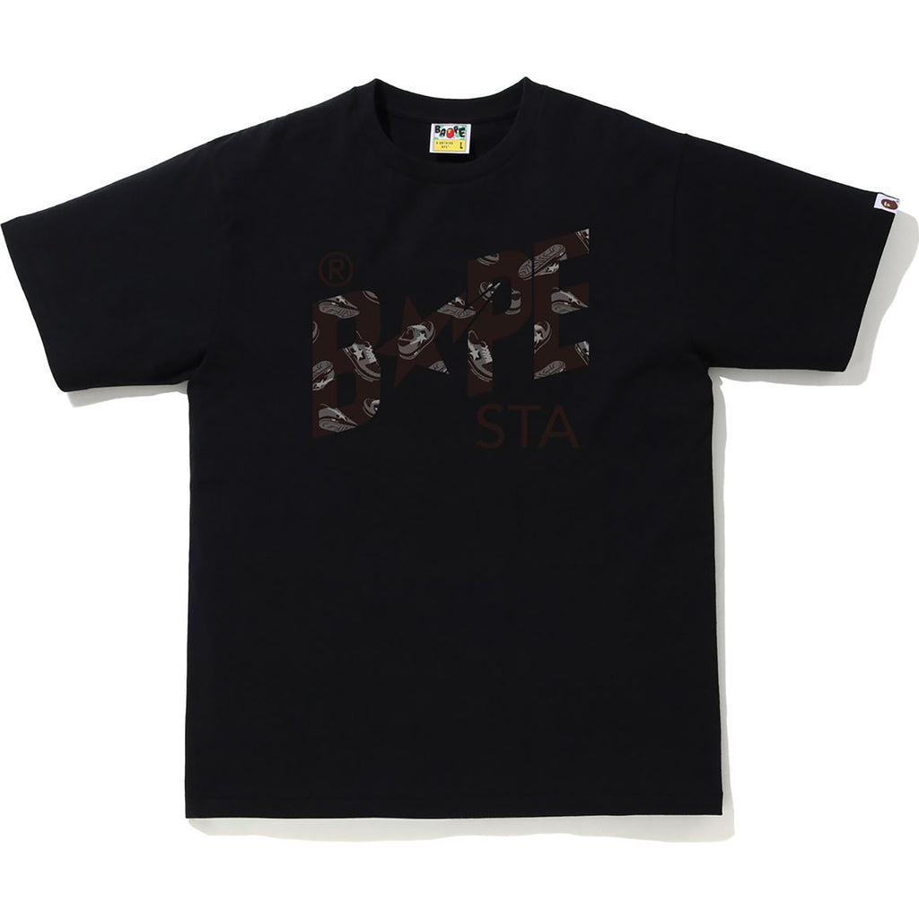BAPE Random STA Logo Tee Black/Black