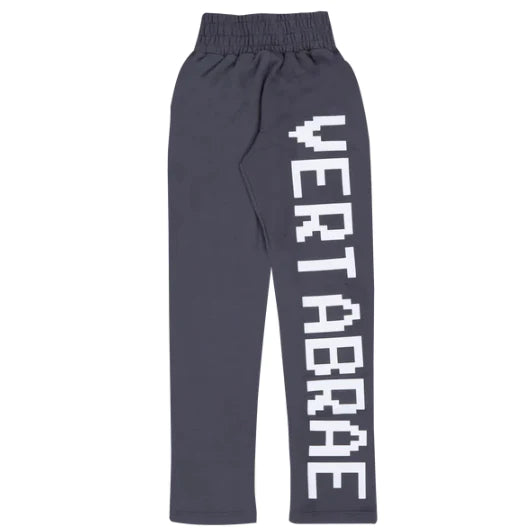 Vertabrae Straight Legged Sweatpants Grey/White