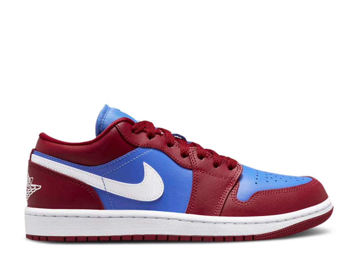 Jordan 1 Low Pomegranate Medium Blue (W)