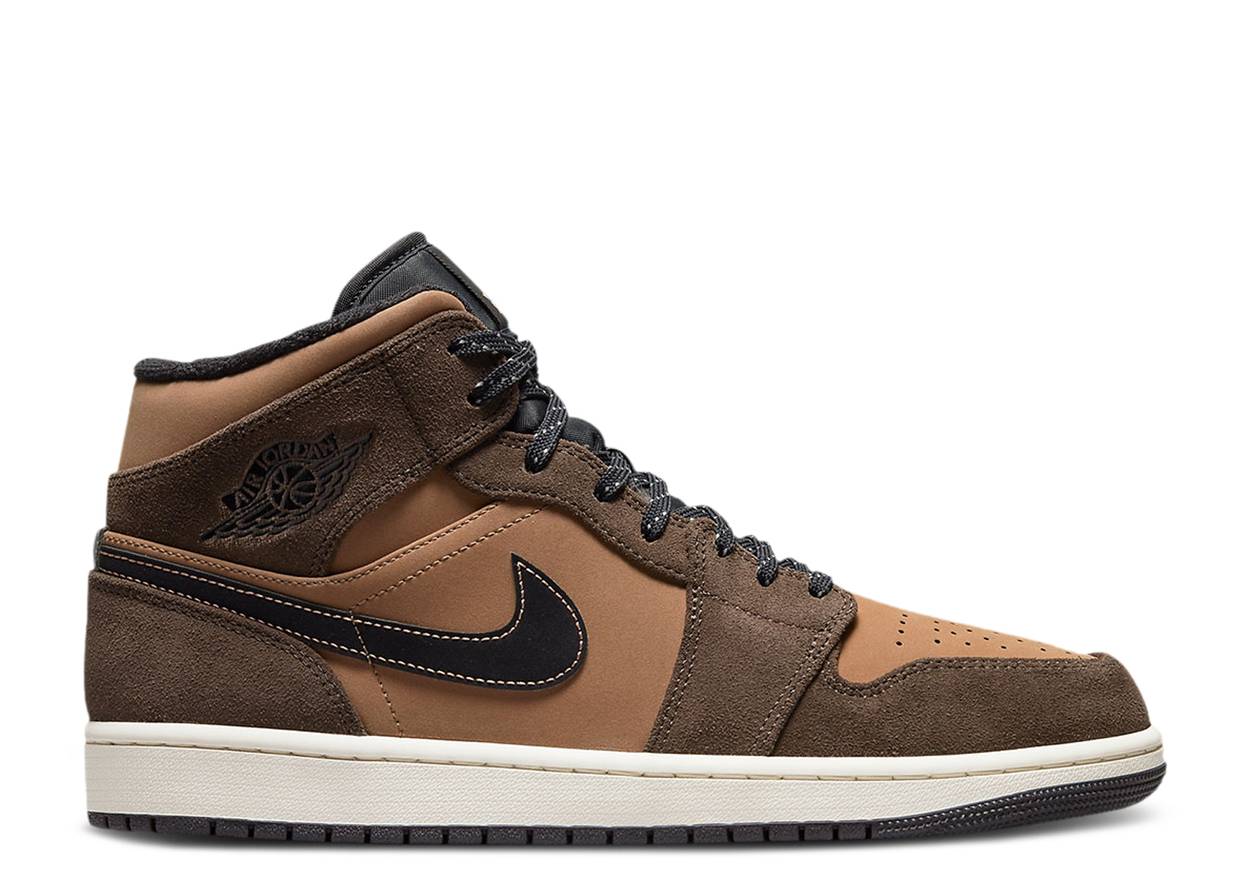 Air Jordan 1 Mid SE 'Dark Chocolate' (GS)