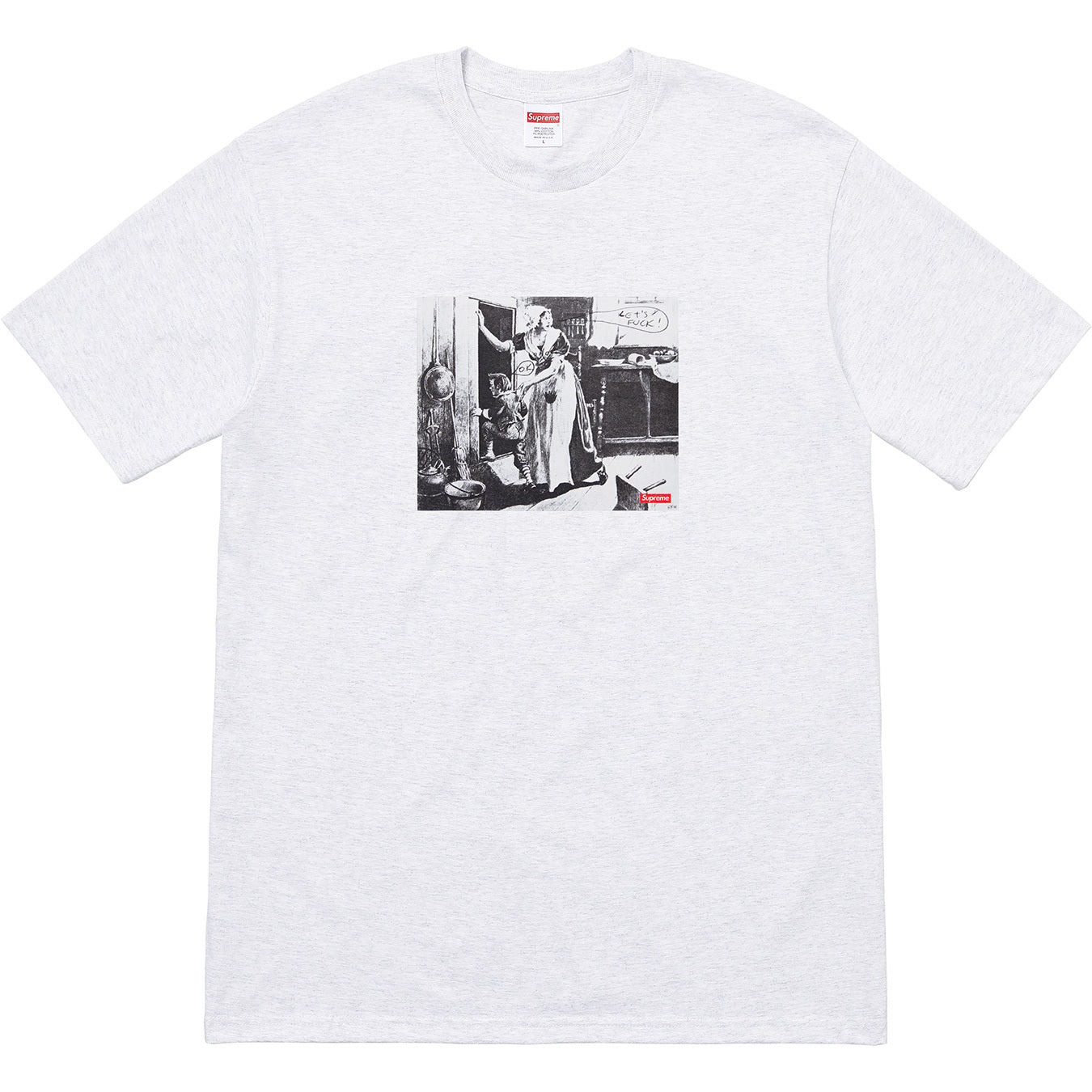 Supreme Mike Kelley Hiding From Indians Tee White