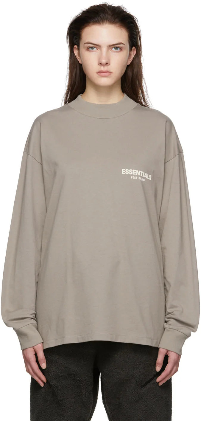 Fear of God Essentials L/S Tee 'Desert Taupe'