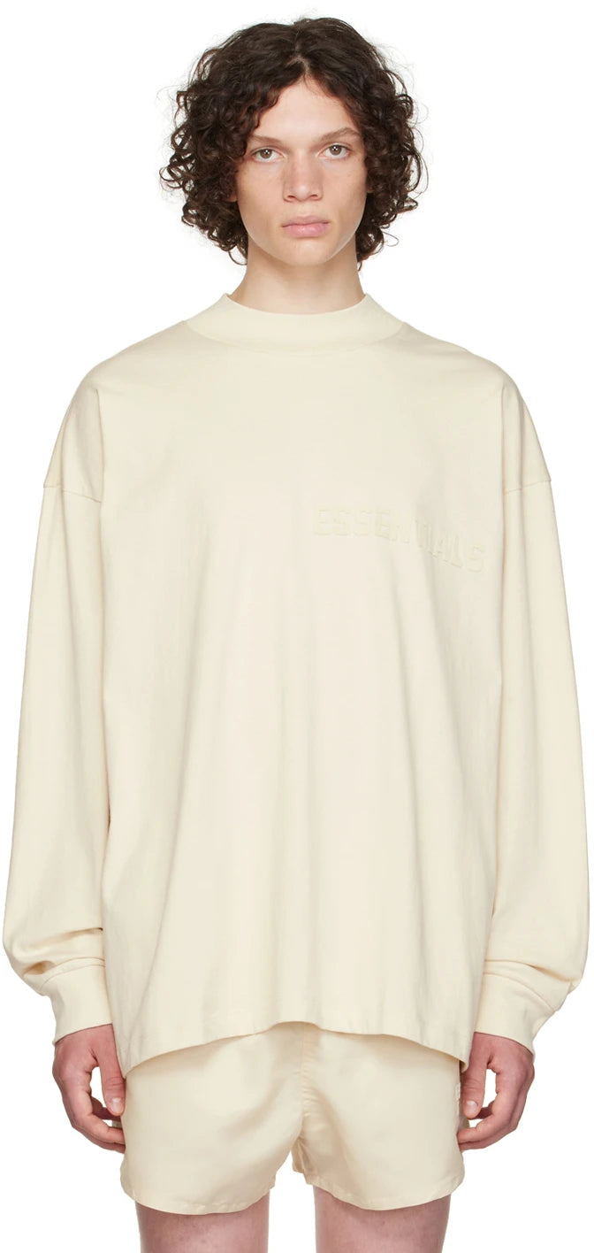 Fear of God Essentials L/S Tee 'Egg Shell'