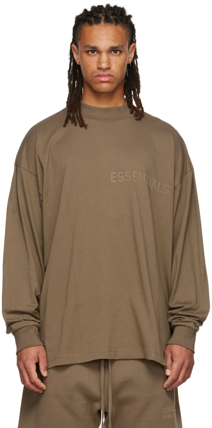 Fear of God Essentials L/S Tee 'Wood'