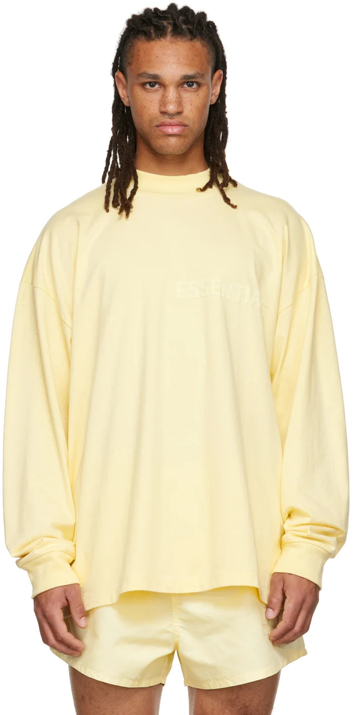 Fear of God Essentials L/S Tee 'Canary'