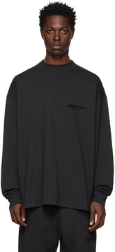 Essentials Fear of God L/S Tee 'Stretch Limo Black'