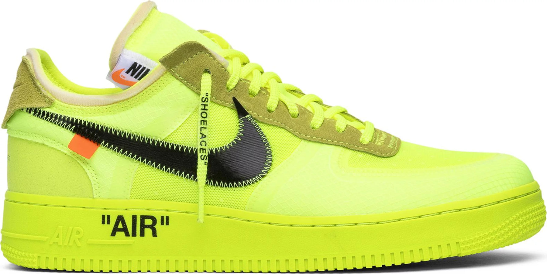 Nike Air Force 1 Low Off-White Volt (PreOwned)