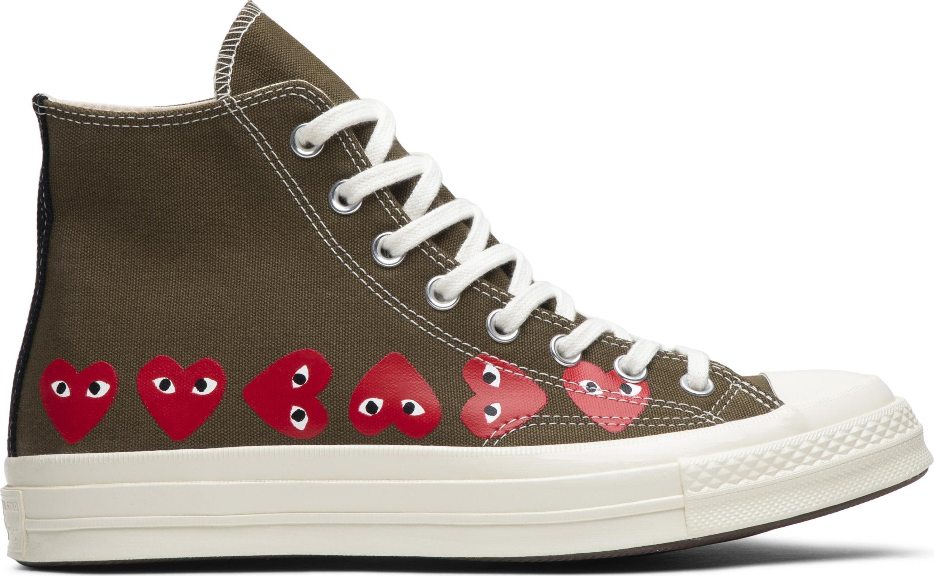 Converse All-Star 70 Hi 'CDG Multi-Heart Green'