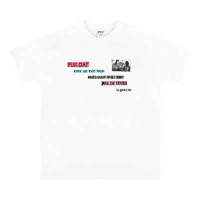 Supreme Joie De Vivre Tee White