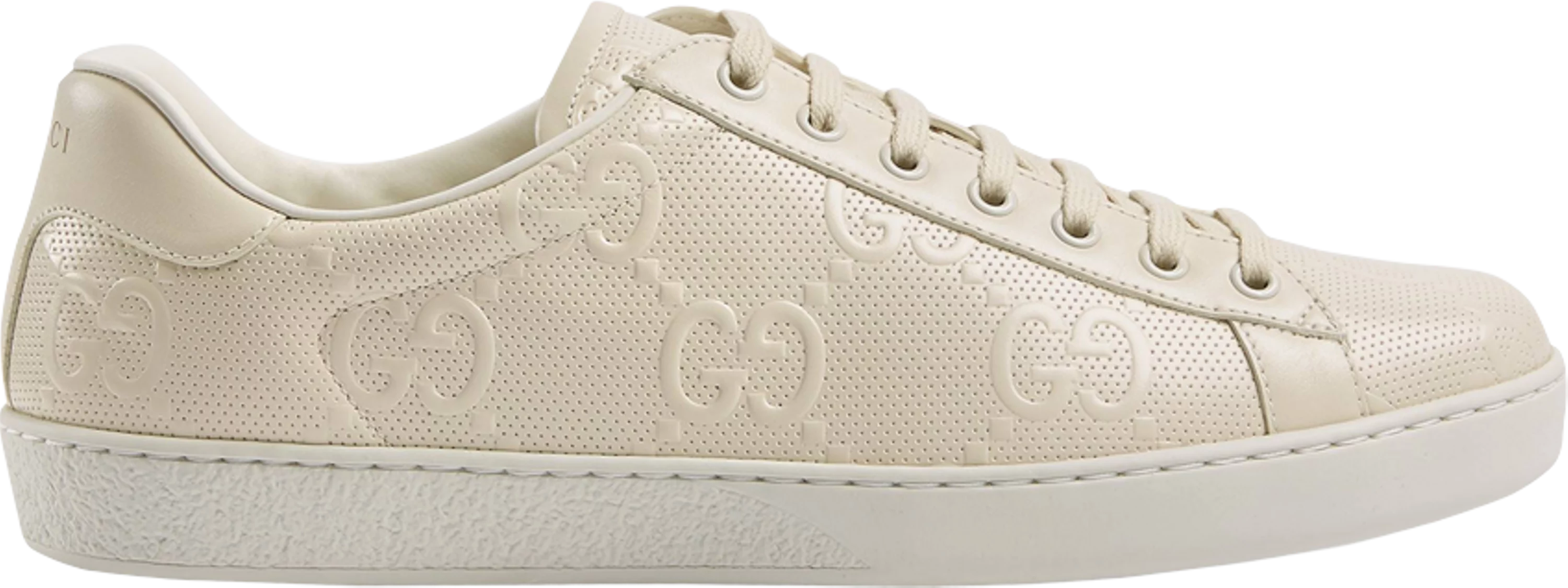 Gucci Ace GG Embossed "White" (PreOwned)