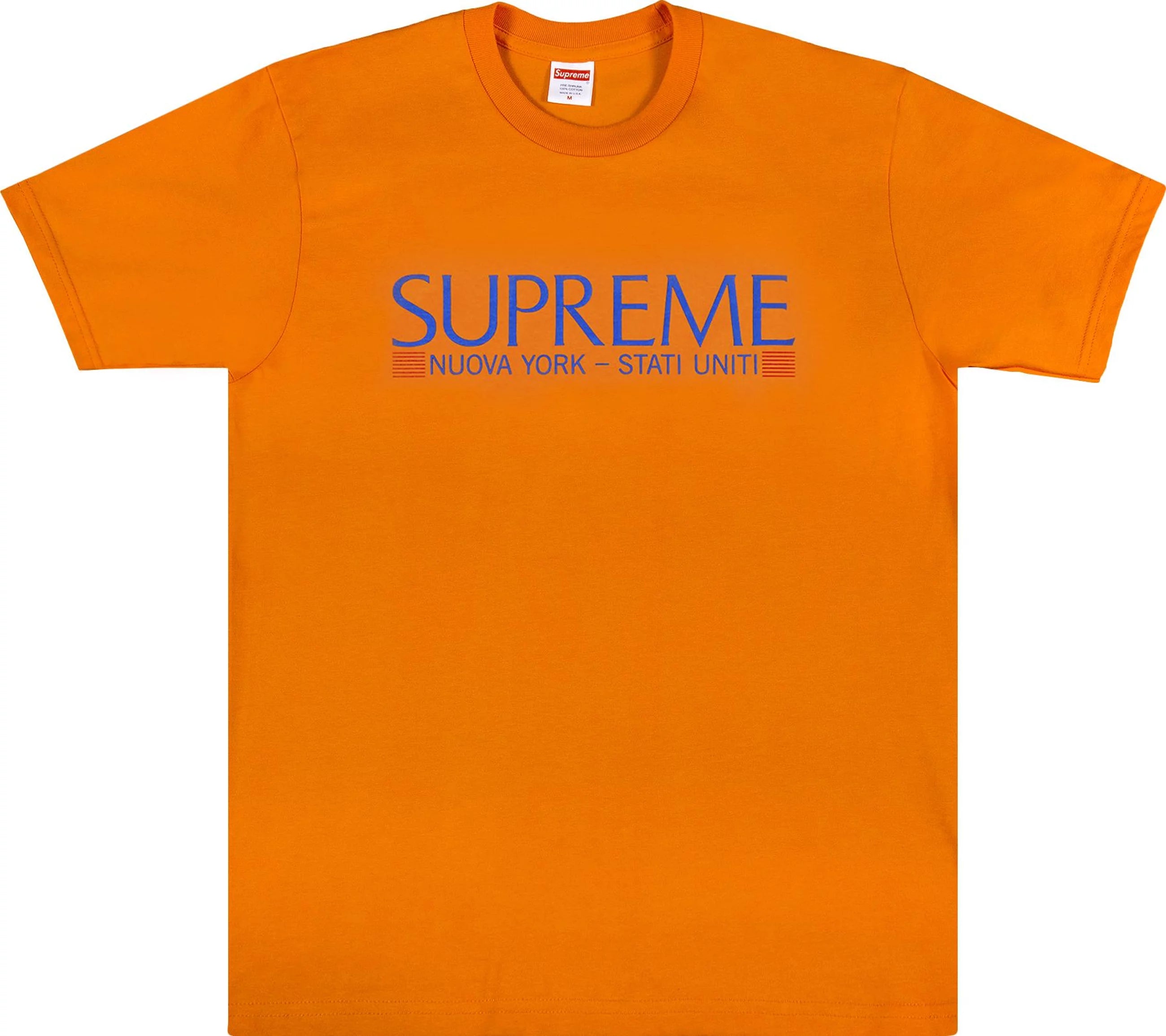 Supreme Nuova York Tee Orange