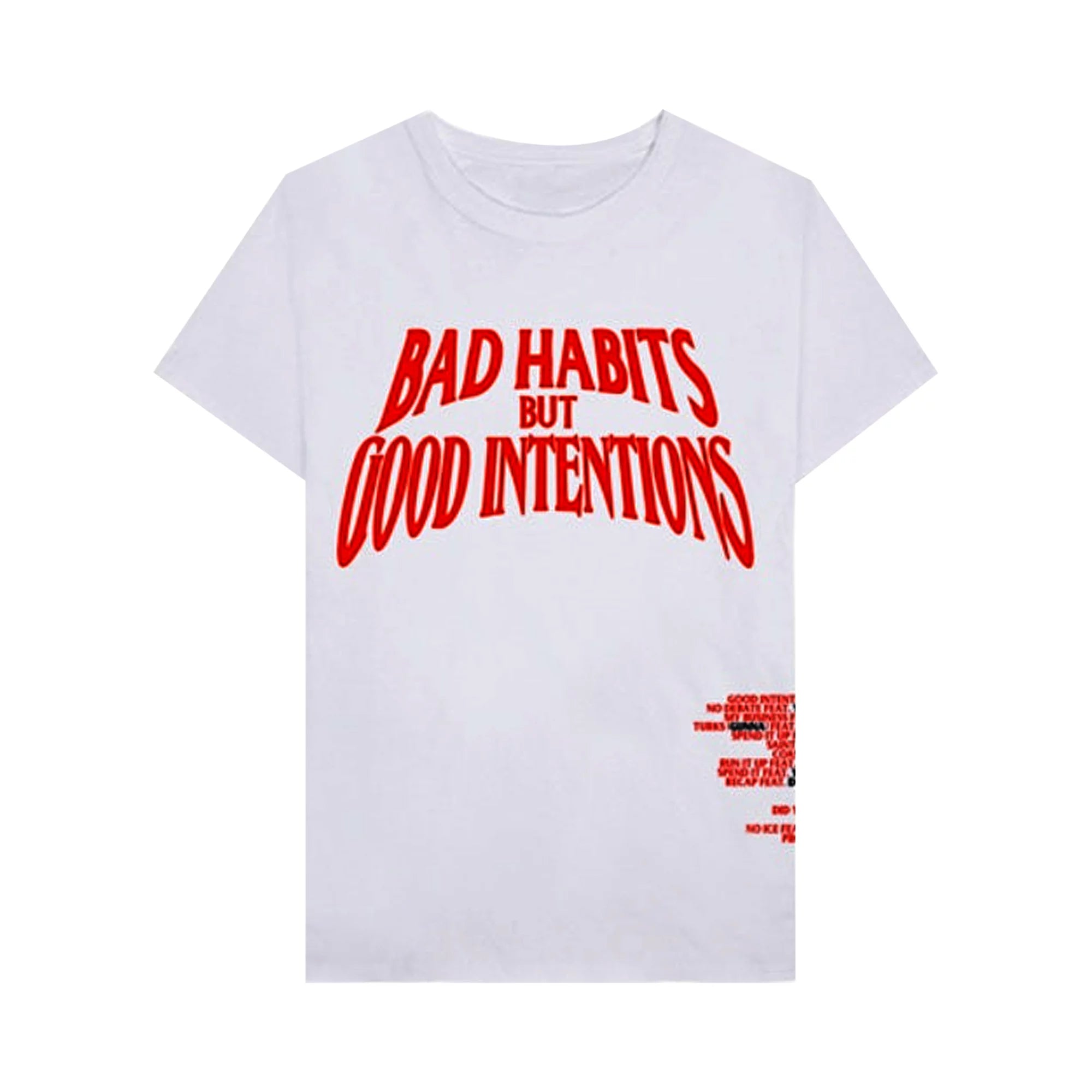 Vlone x Nav 'Bad Habits' Tee White