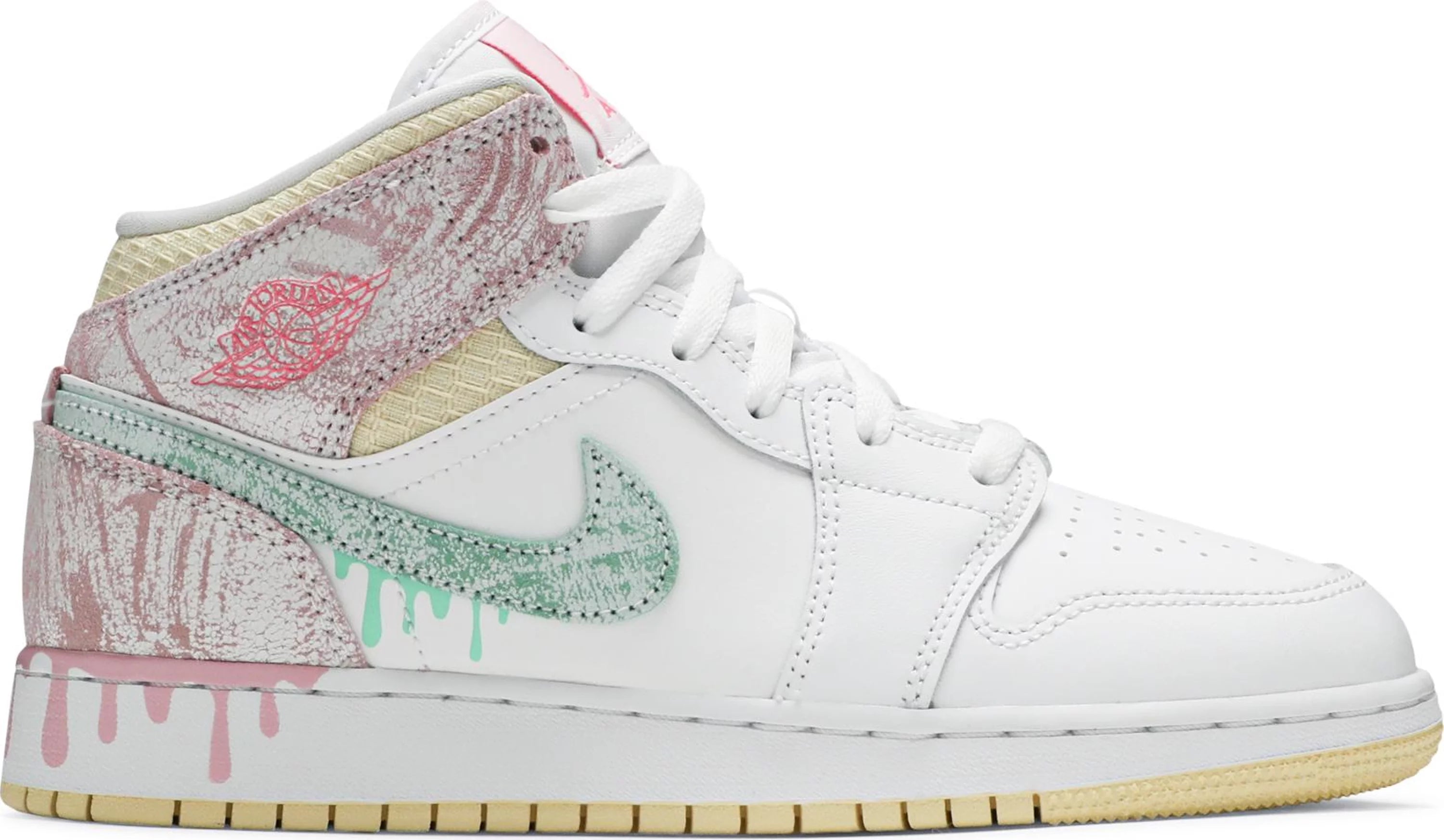 Air Jordan 1 Mid 'Paint Drip' (GS)