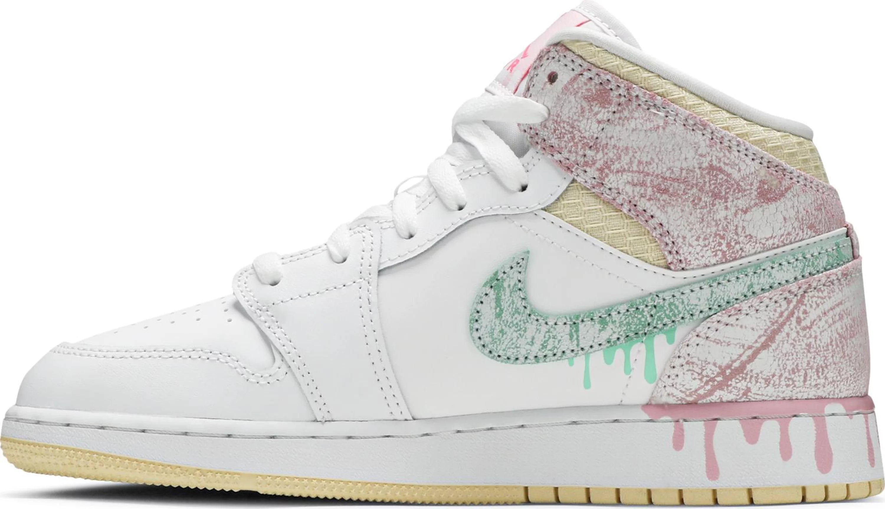 Air Jordan 1 Mid 'Paint Drip' (GS)