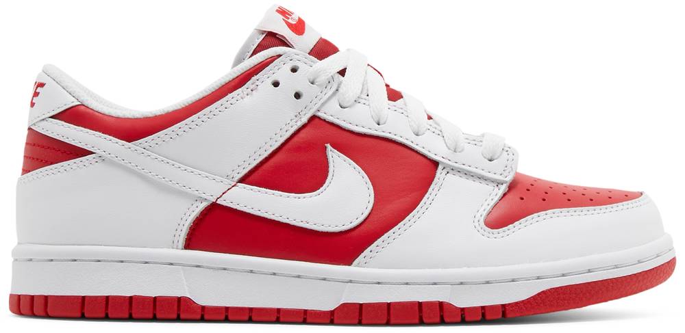 Nike Dunk Low GS "White / University Red"