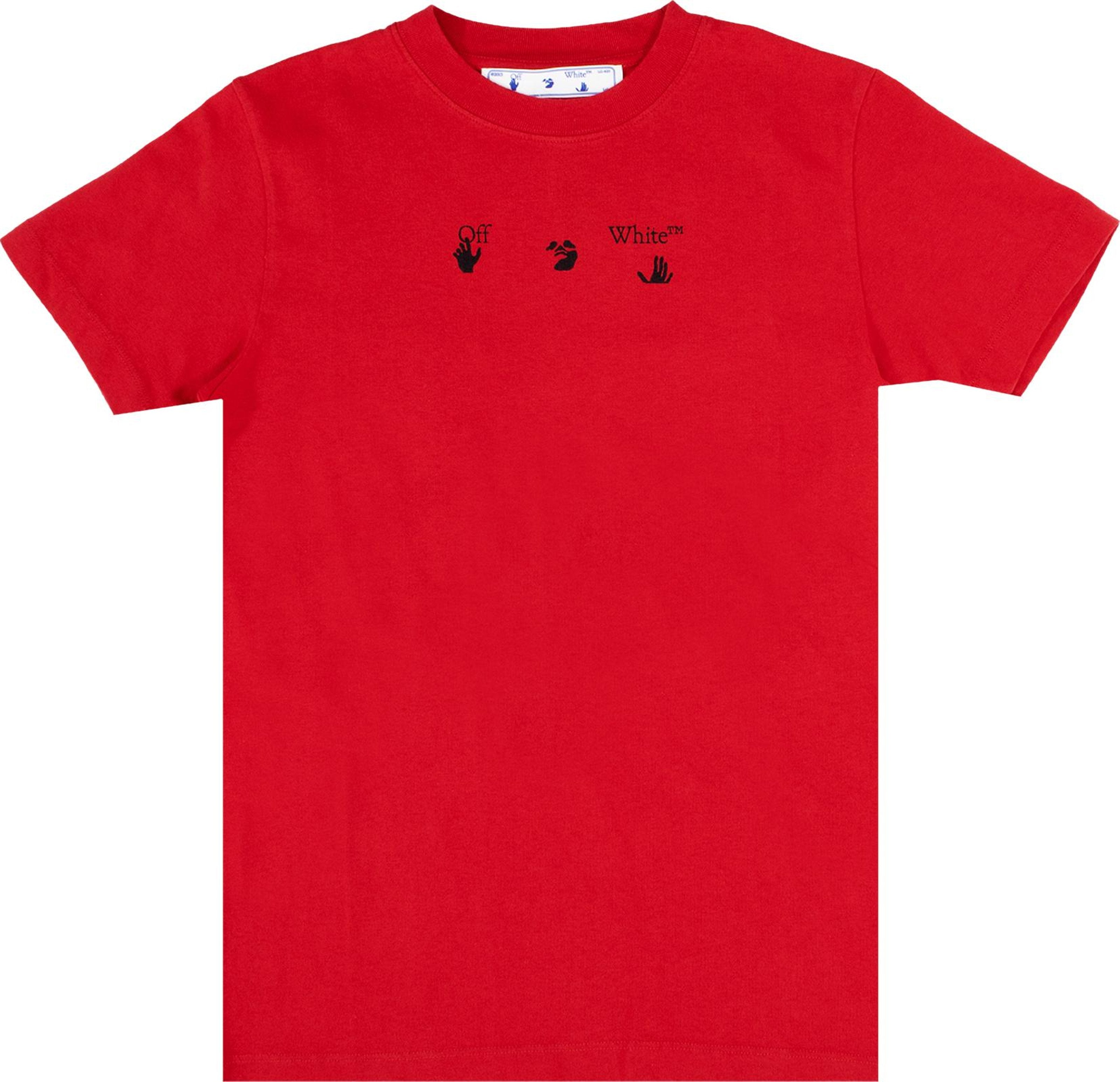 Off-White Marker Slim Fit T-Shirt 'Red'