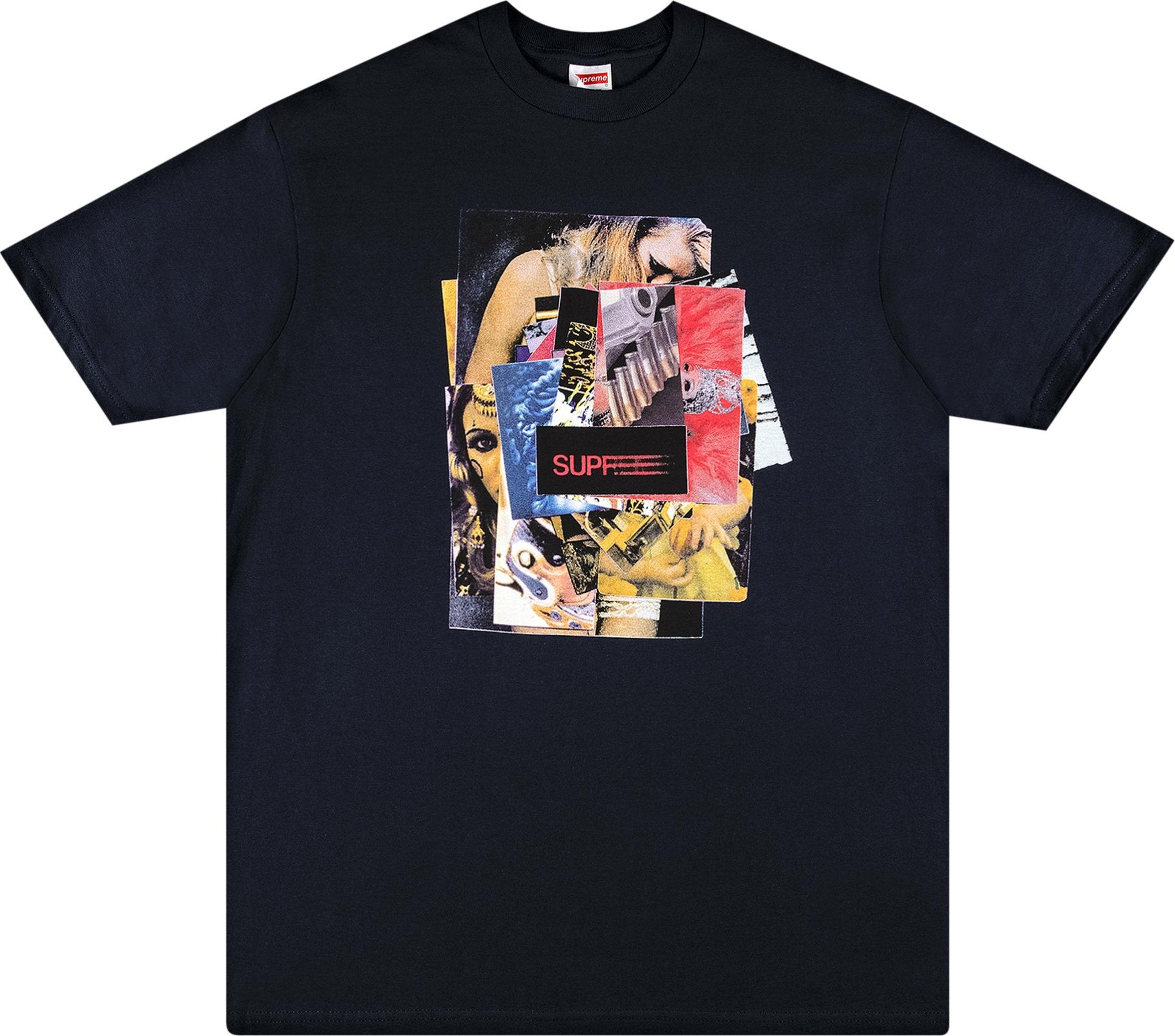 Supreme Stack Tee Navy