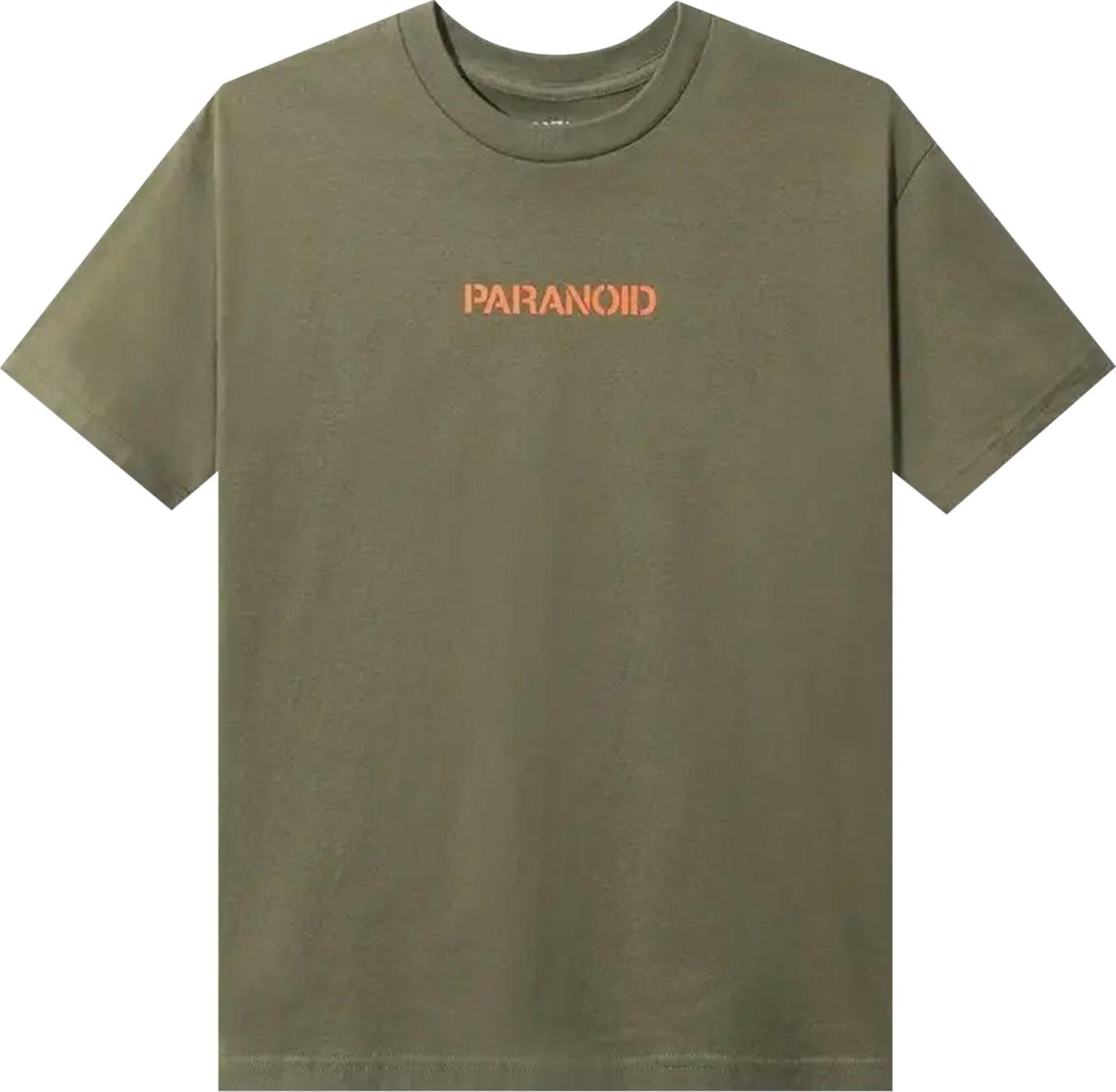 Anti Social Social Club x Undefeated Paranoid T-shirt Olive