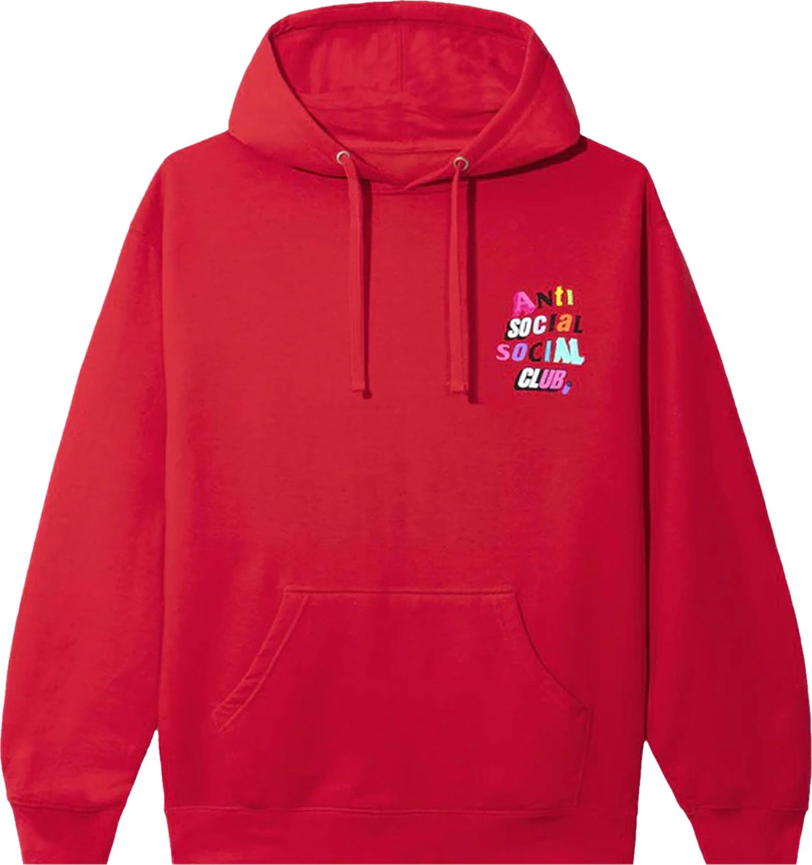 Anti Social Social Club 'The Real Me' Hoodie Red