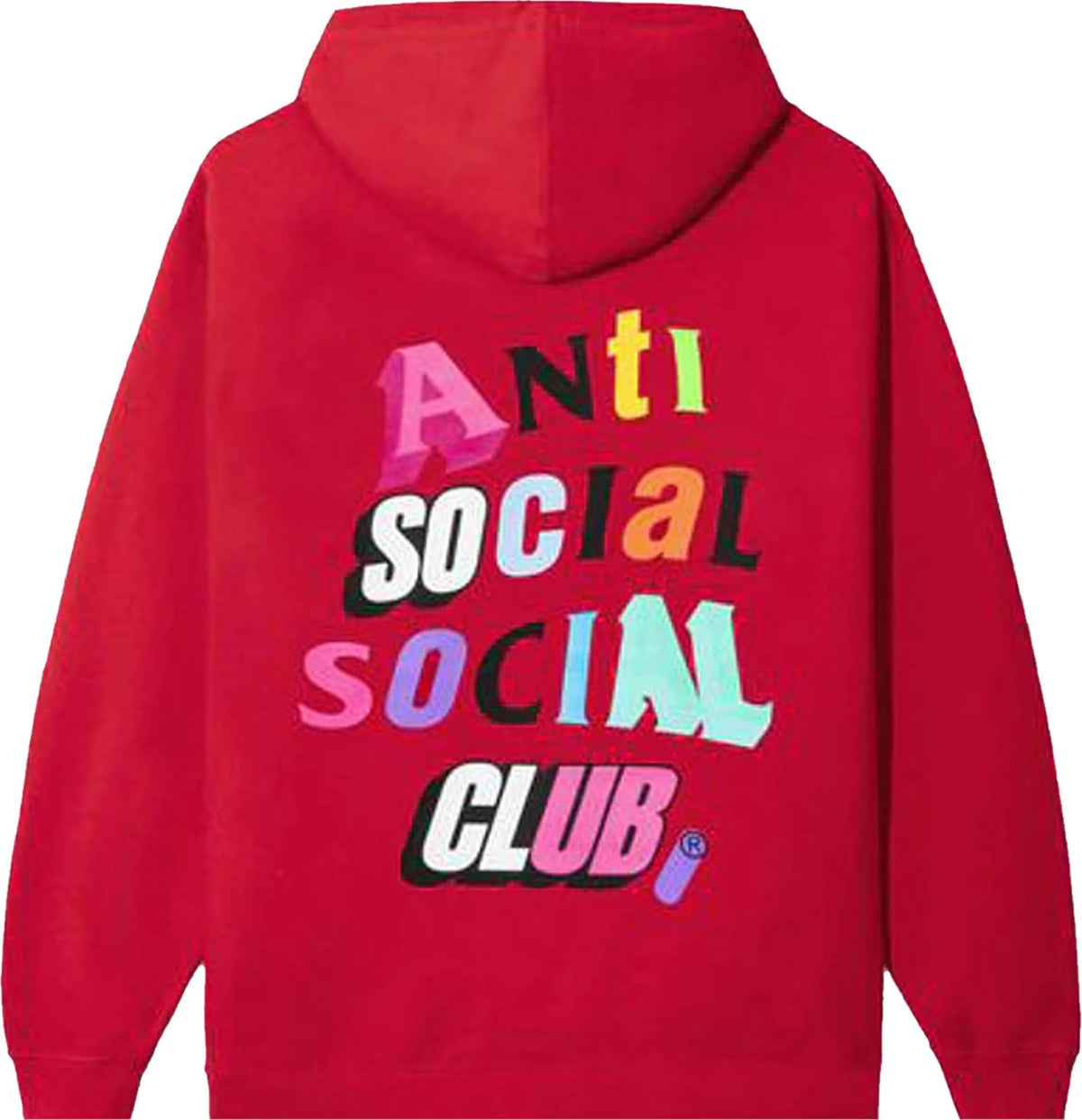 Anti Social Social Club 'The Real Me' Hoodie Red