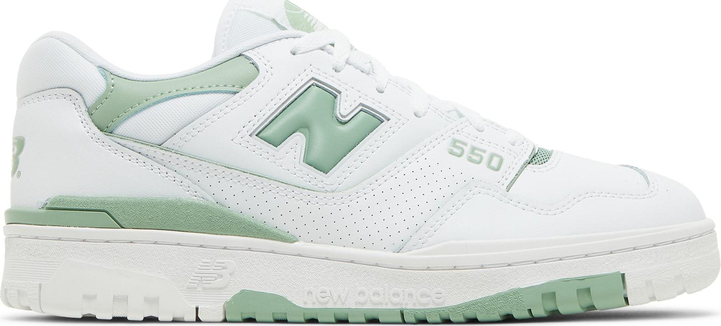 New Balance 550 White Mint Green