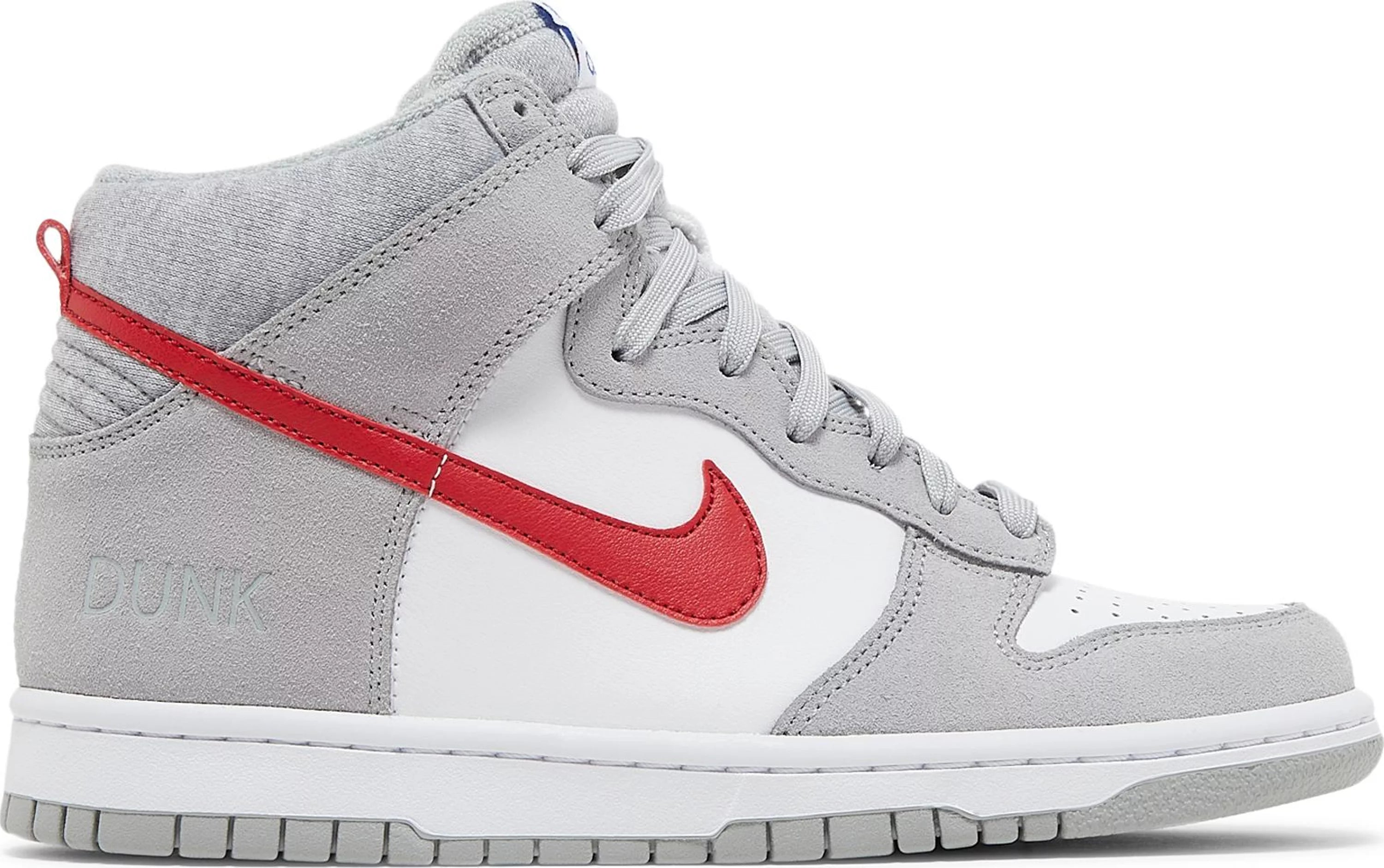 Nike Dunk High 'Athletic Club Grey Red' (GS)