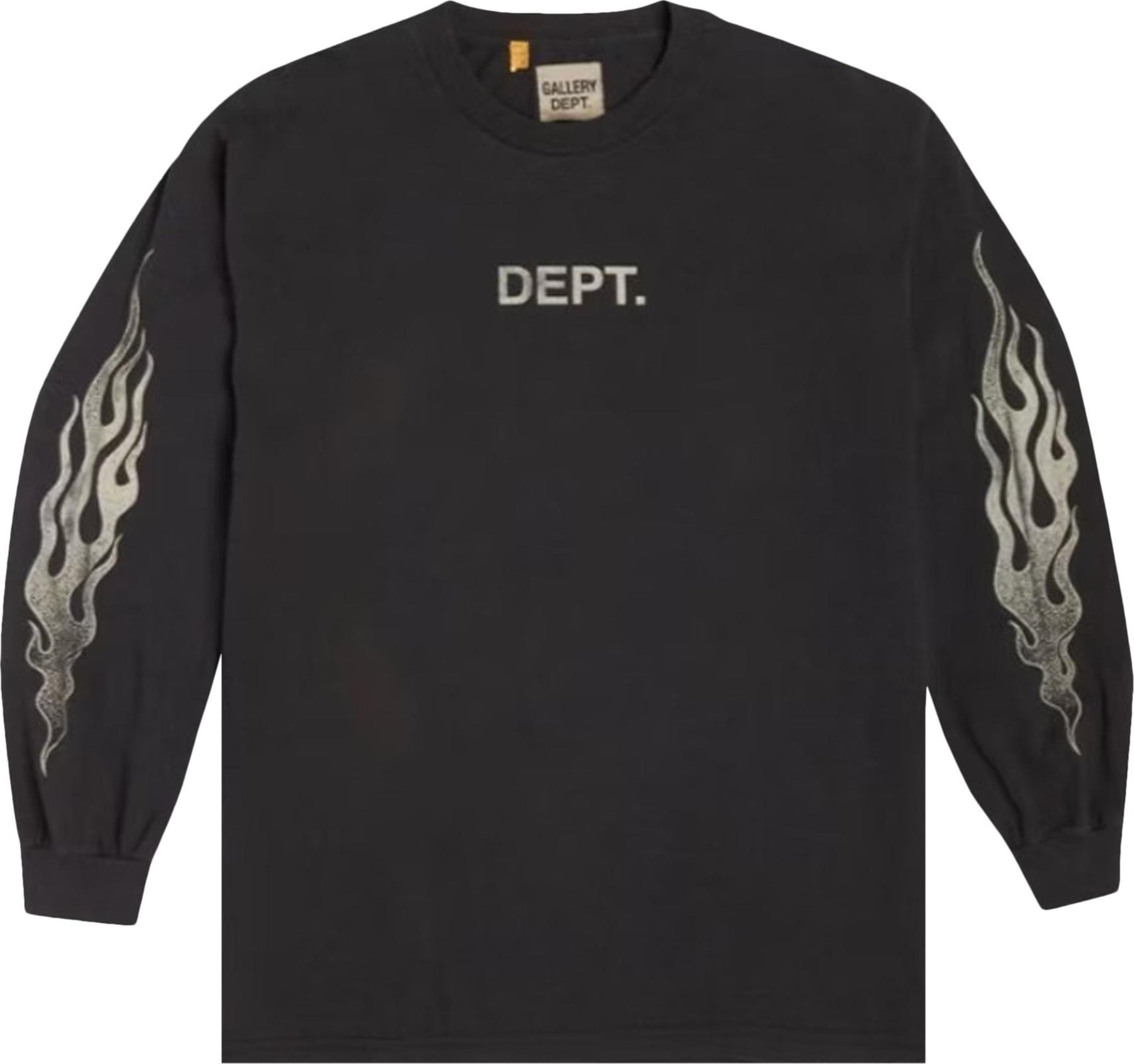 Gallery Dept. Flames L/S T-Shirt 'Black'