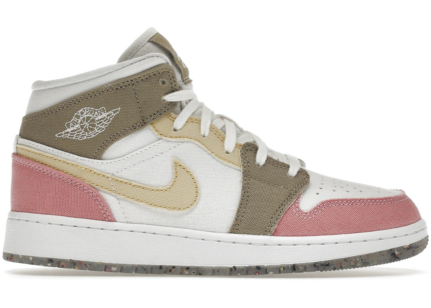 Air Jordan 1 Mid SE 'Pastel Vivid Green Grind' (GS)