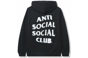 Anti Social Social Club Spiral hoodie Black
