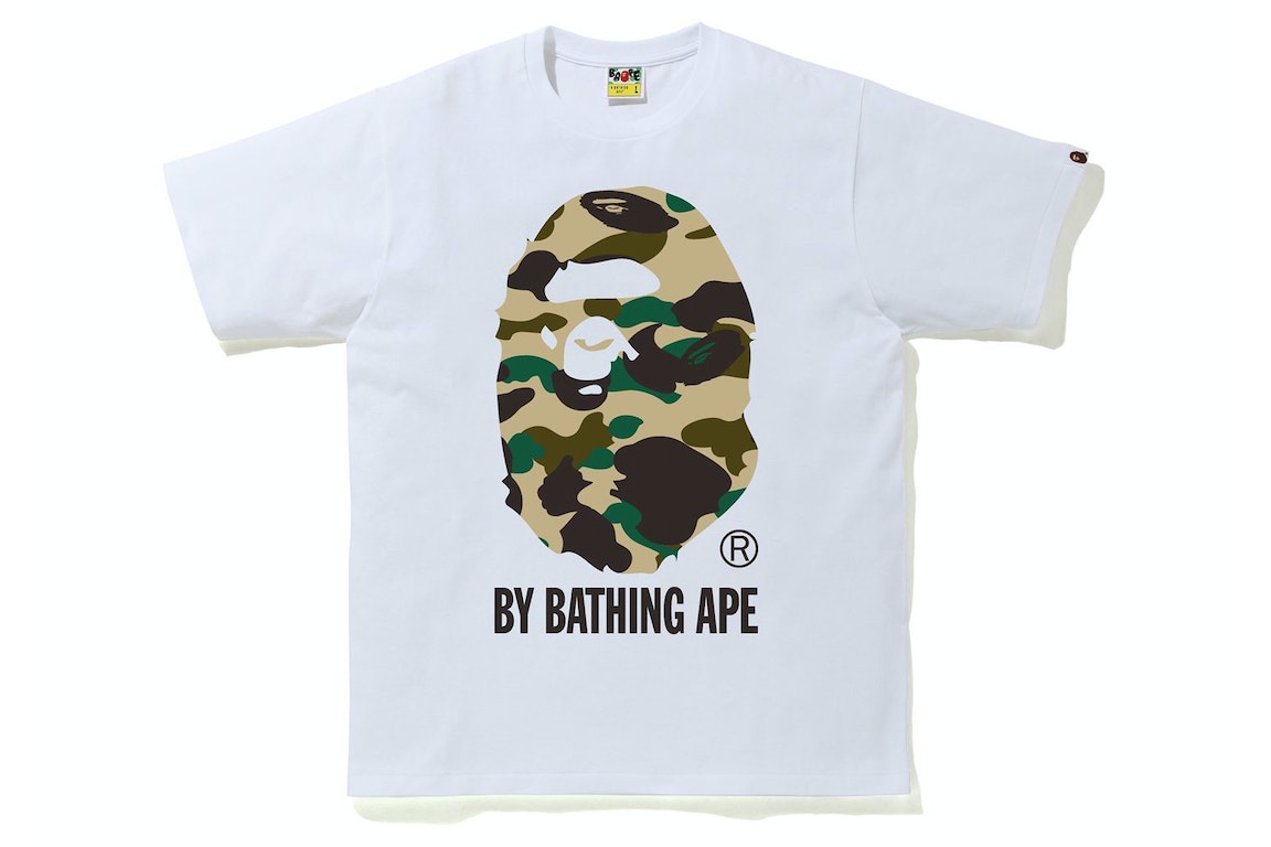 BAPE By Bathing Ape Tee 'White/Yellow'
