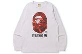 BAPE Color Camo By Bathing Ape L/S Tee White Red