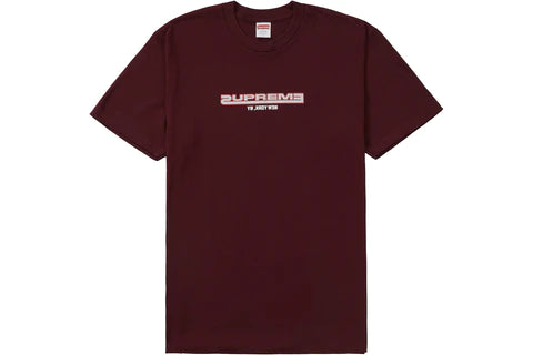 Supreme Connected Tee Burgundy