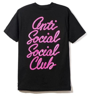 Anti Social Social Club 'Cursive' Black/Pink
