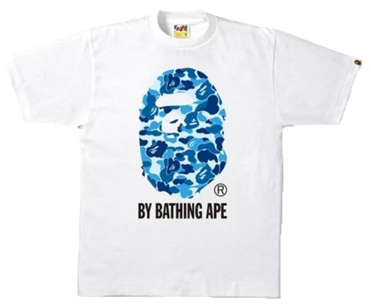 BAPE By Bathing Ape Head Tee Anniversary 'Blue/White'