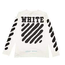 Off-White Spray Paint Long Sleeve T-Shirt