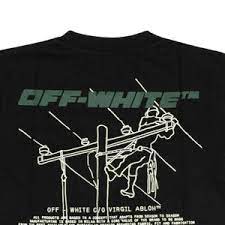 Off-White TRELLIS WORKER Tee Black