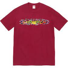 Supreme Eyes Tee Cardinal