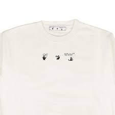 OFF-WHITE Marker Slim Crewneck White/Black