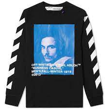 Off White Diagonal Bernini L/S Shirt Black