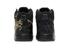 Nike SB Dunk High FAUST Black Gold