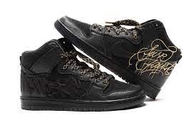 Nike SB Dunk High FAUST Black Gold