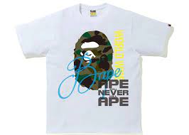 BAPE Over Print Tee White