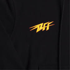 Off White Thunder Logo S/s T Shirt Black/yellow