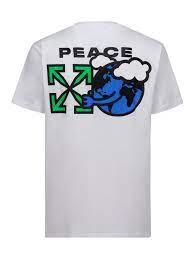 OFF-WHITE Peace Worldwide T-Shirt White