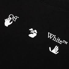 BLACK WHITE Off-White "OFFF" S/S OVER TEE