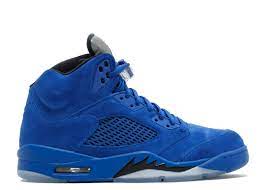 Air Jordan 5 Retro Blue Suede (Tried On)