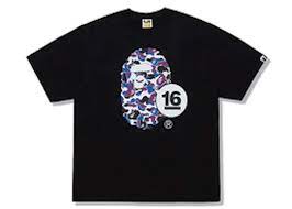 BAPE 16th Anniversary HK Camo Tee 'Black'